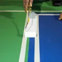刮涂划线漆